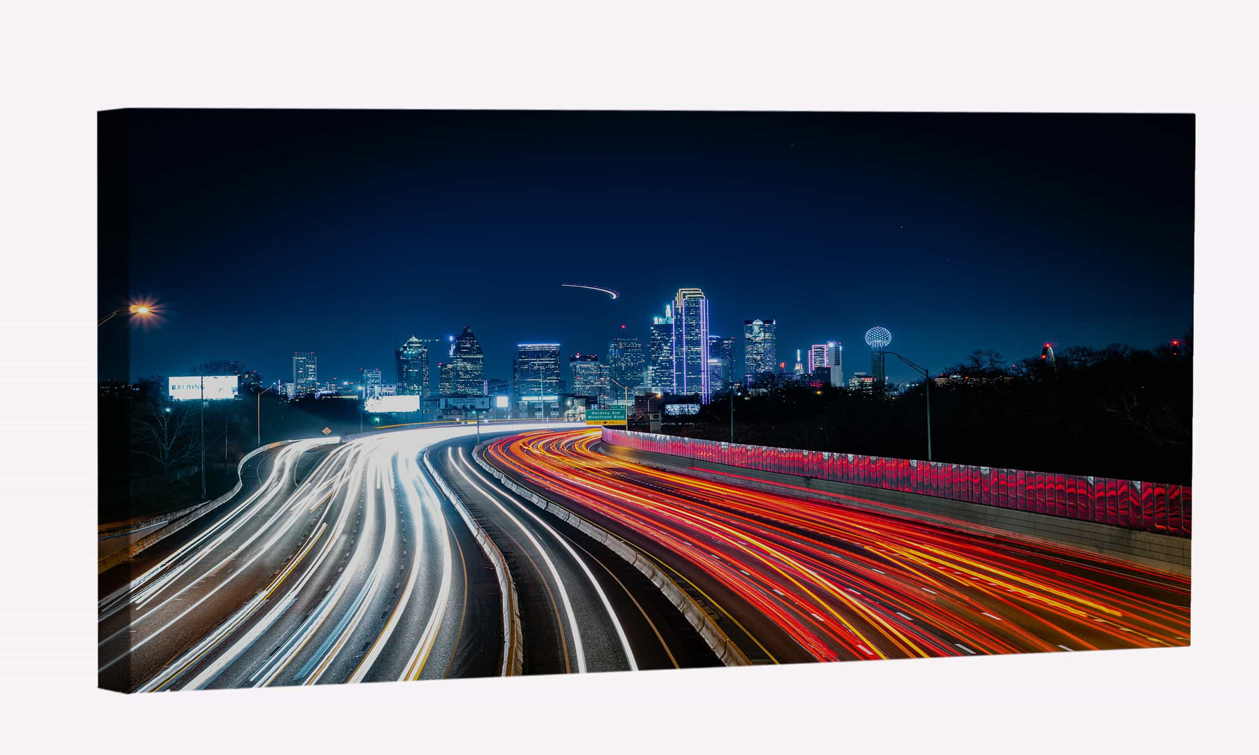 Road Time Lapse Canvas Art