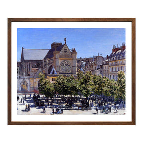 Claude Monet Wall Art Saint Germain Auxerrois Poster Framed