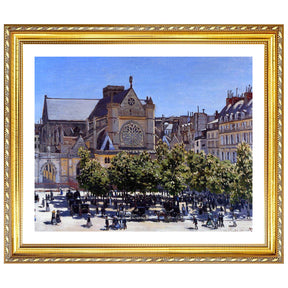 Claude Monet Wall Art Saint Germain Auxerrois Poster Framed