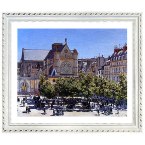 Claude Monet Wall Art Saint Germain Auxerrois Poster Framed