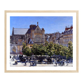 Claude Monet Wall Art Saint Germain Auxerrois Poster Framed