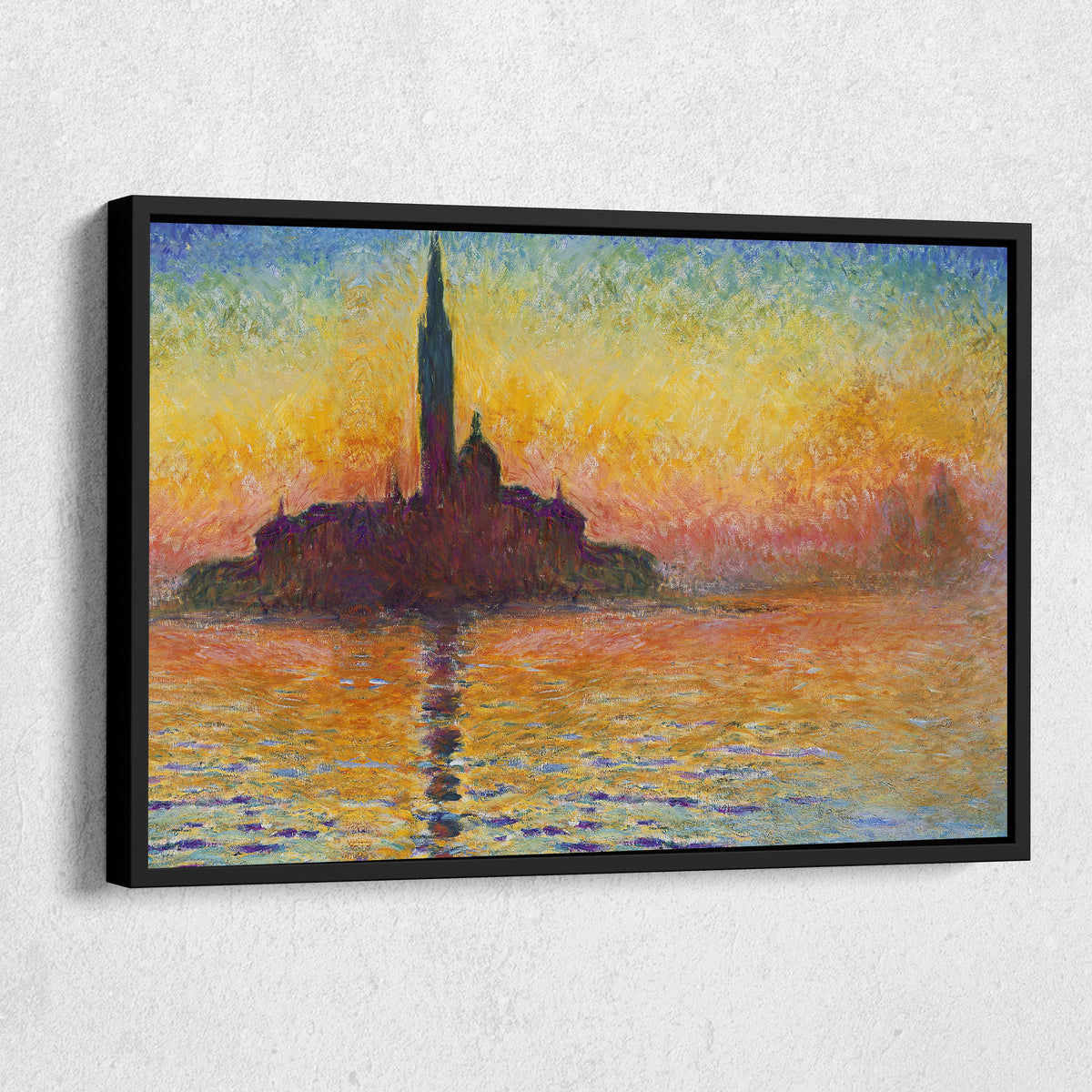 Saint George Maggiore at dusk Canvas Art