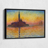 Saint George Maggiore at dusk Canvas Art