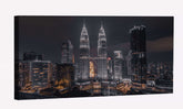 Scenic View Of City Skyline Canvas Art
