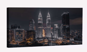 Scenic View Of City Skyline Canvas Art