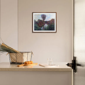 Claude Monet Wall Art Small Branch Of The Seine Poster Framed