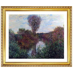 Claude Monet Wall Art Small Branch Of The Seine Poster Framed