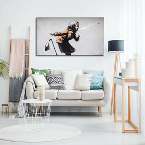 Sneezing Woman Canvas Art