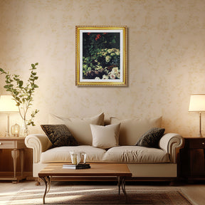 Claude Monet Wall Art Spring Flowers Poster Framed