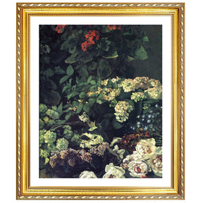Claude Monet Wall Art Spring Flowers Poster Framed