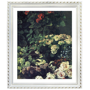 Claude Monet Wall Art Spring Flowers Poster Framed