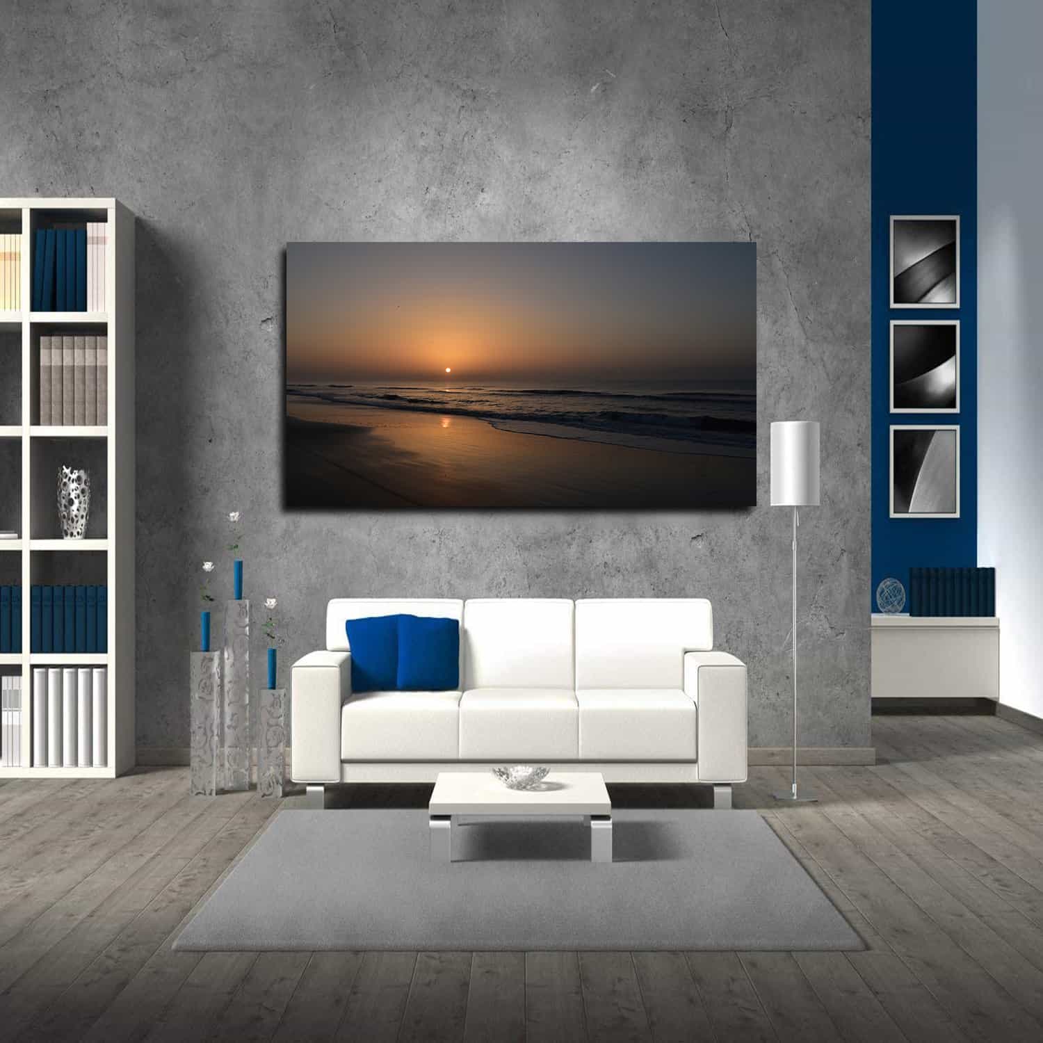 Sunrise Huntington Beach State Park Canvas Art