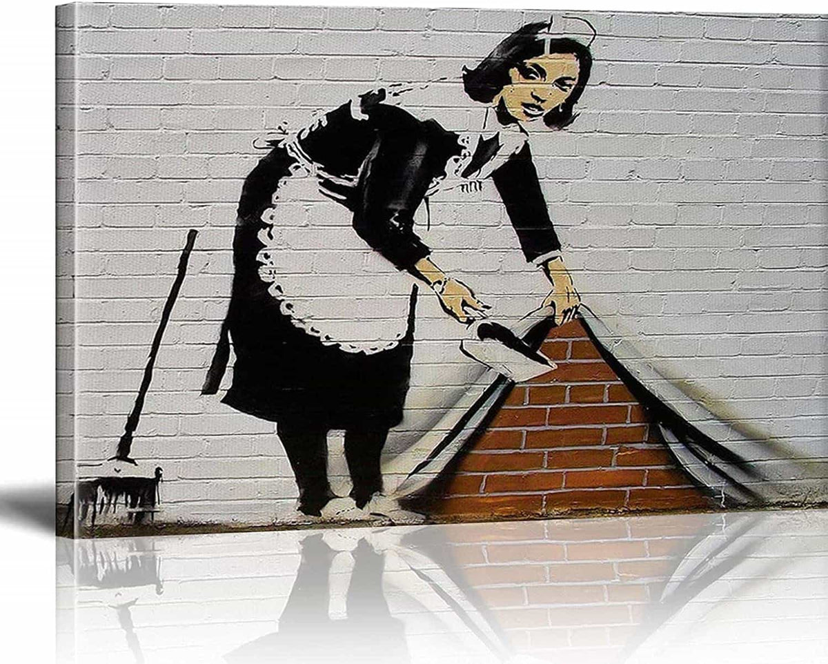 Sweep It Under Carpet Canvas Art