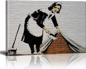 Sweep It Under Carpet Canvas Art