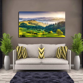Terrace Green Canvas Art