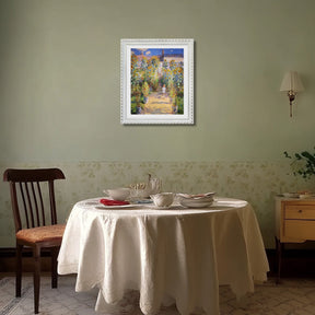 Claude Monet Wall Art The Artist'S Garden Poster Framed