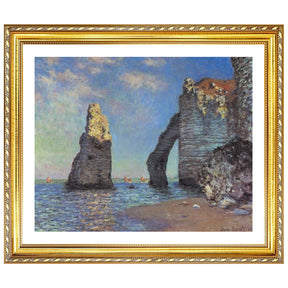 Claude Monet Wall Art The Cliffs At Etretat Poster Framed