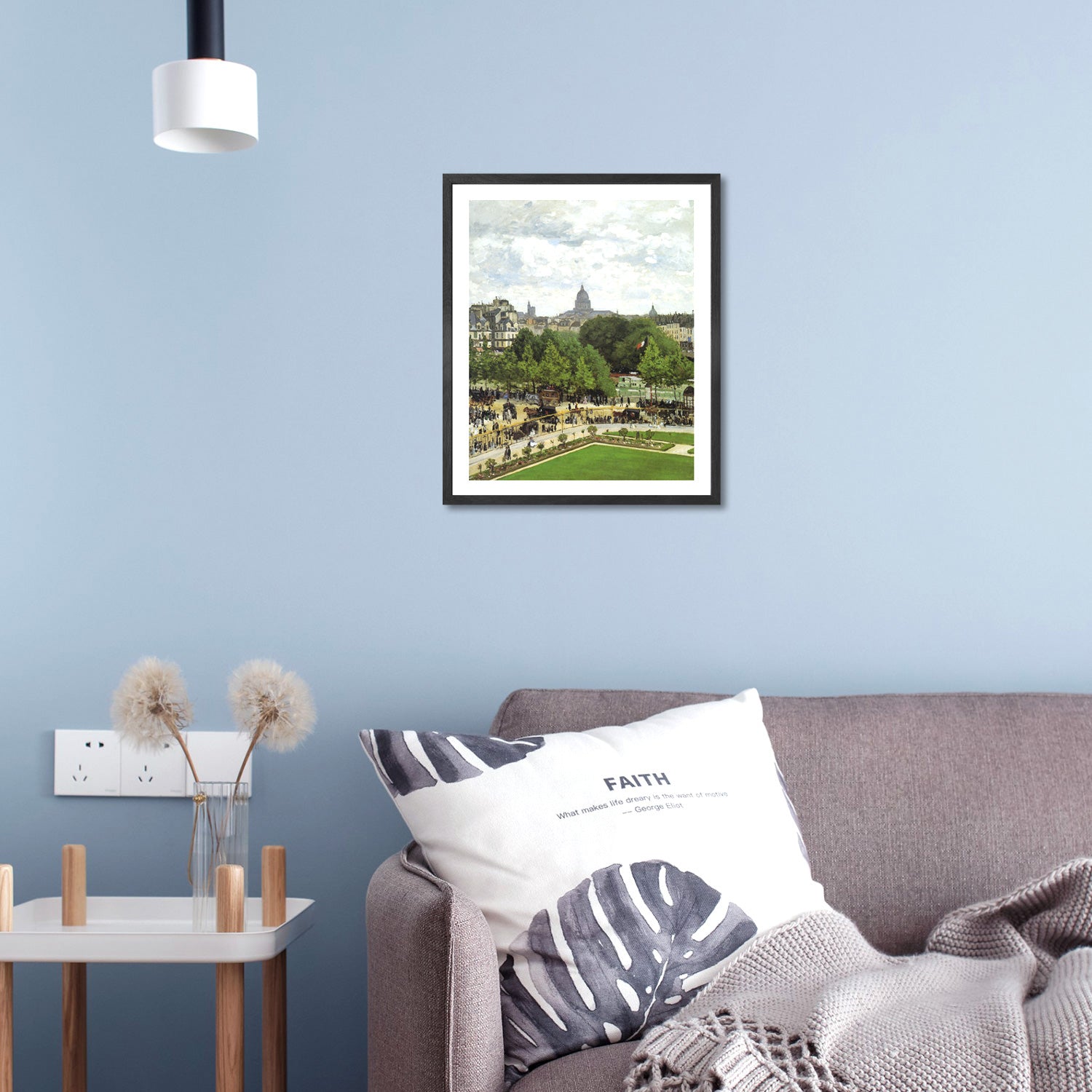 Claude Monet Wall Art The Garden Of The Princess Poster Framed