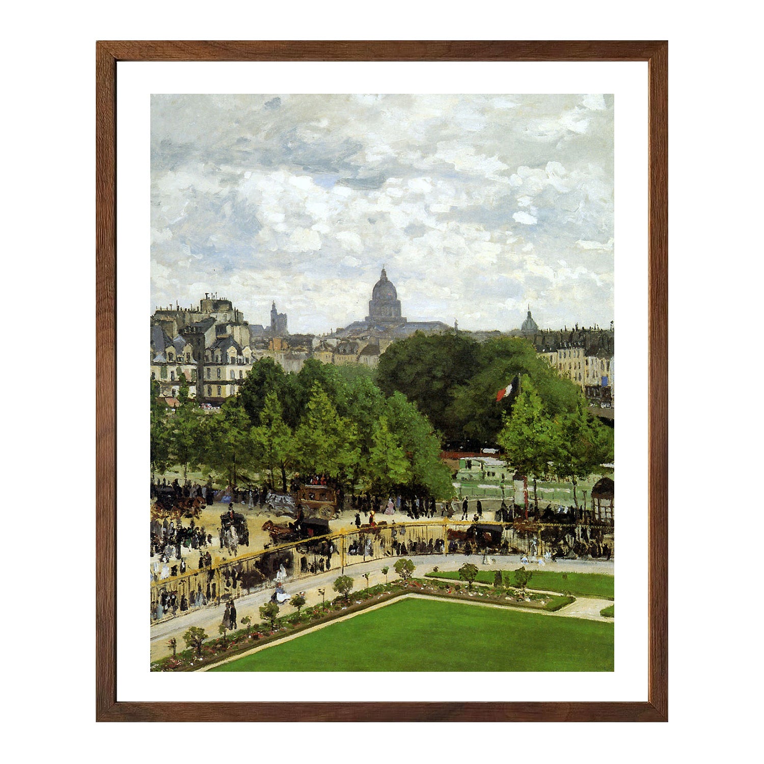 Claude Monet Wall Art The Garden Of The Princess Poster Framed