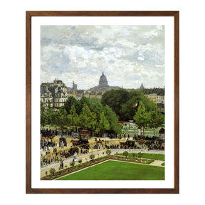 Claude Monet Wall Art The Garden Of The Princess Poster Framed