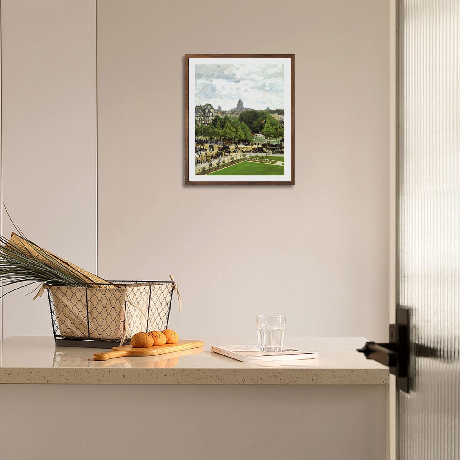 Claude Monet Wall Art The Garden Of The Princess Poster Framed