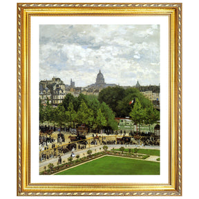 Claude Monet Wall Art The Garden Of The Princess Poster Framed