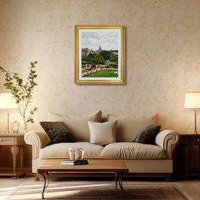 Claude Monet Wall Art The Garden Of The Princess Poster Framed