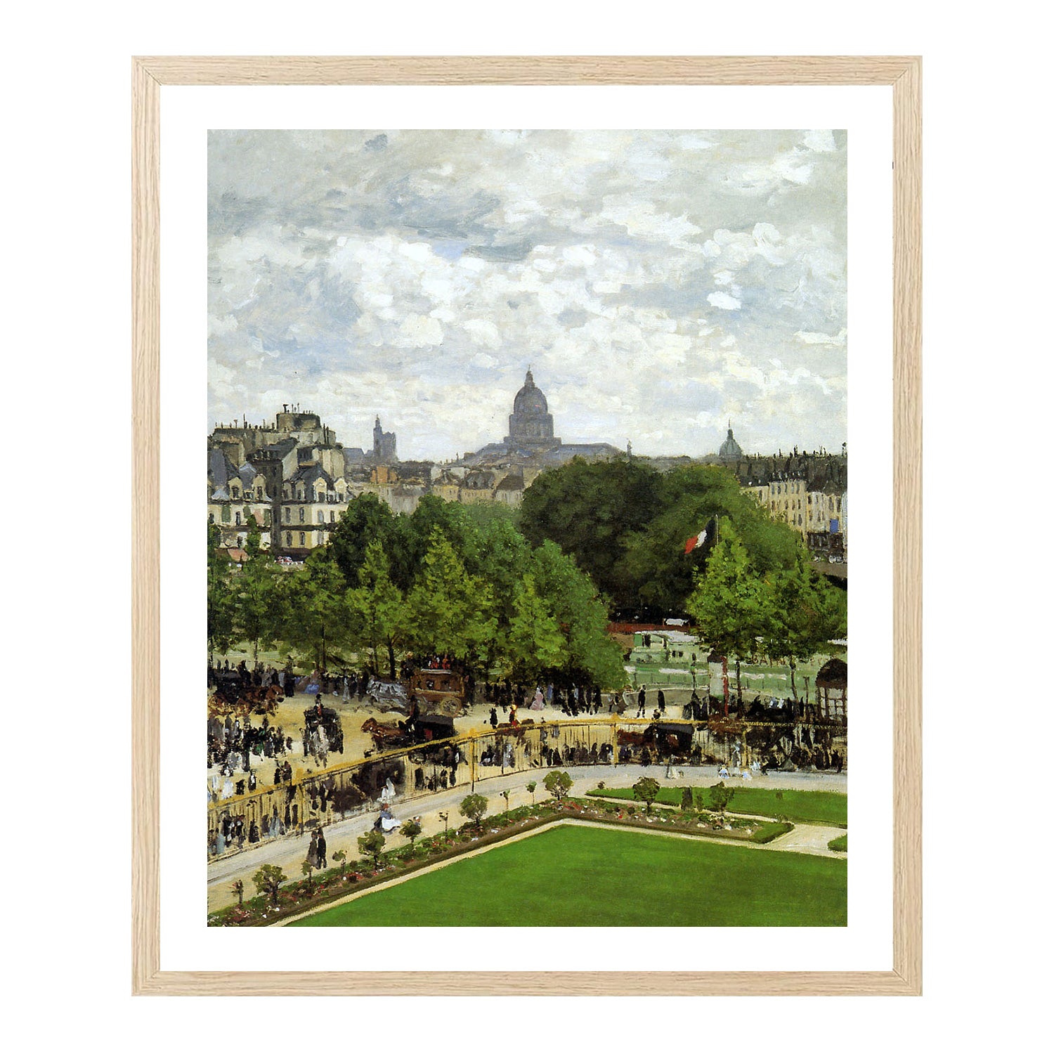 Claude Monet Wall Art The Garden Of The Princess Poster Framed