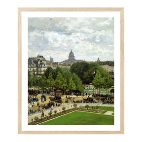 Claude Monet Wall Art The Garden Of The Princess Poster Framed