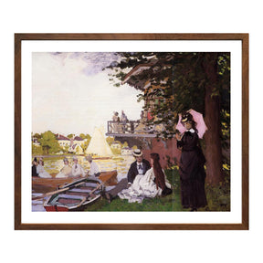 Claude Monet Wall Art The Landing State Poster Framed