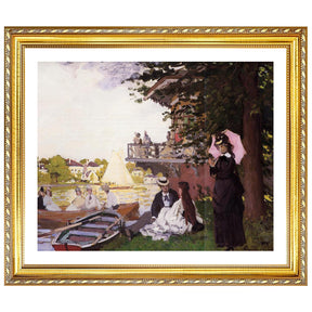 Claude Monet Wall Art The Landing State Poster Framed