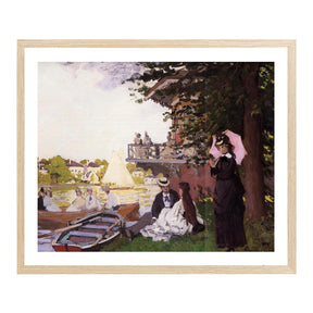 Claude Monet Wall Art The Landing State Poster Framed