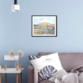 Claude Monet Wall Art The Mount Riboudet In Rouen At Spring Poster Framed