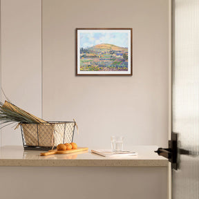 Claude Monet Wall Art The Mount Riboudet In Rouen At Spring Poster Framed