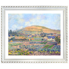 Claude Monet Wall Art The Mount Riboudet In Rouen At Spring Poster Framed
