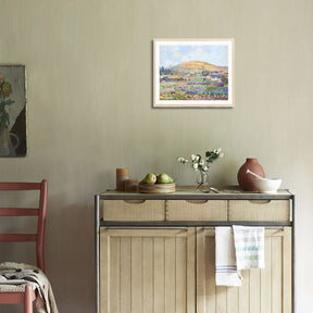 Claude Monet Wall Art The Mount Riboudet In Rouen At Spring Poster Framed