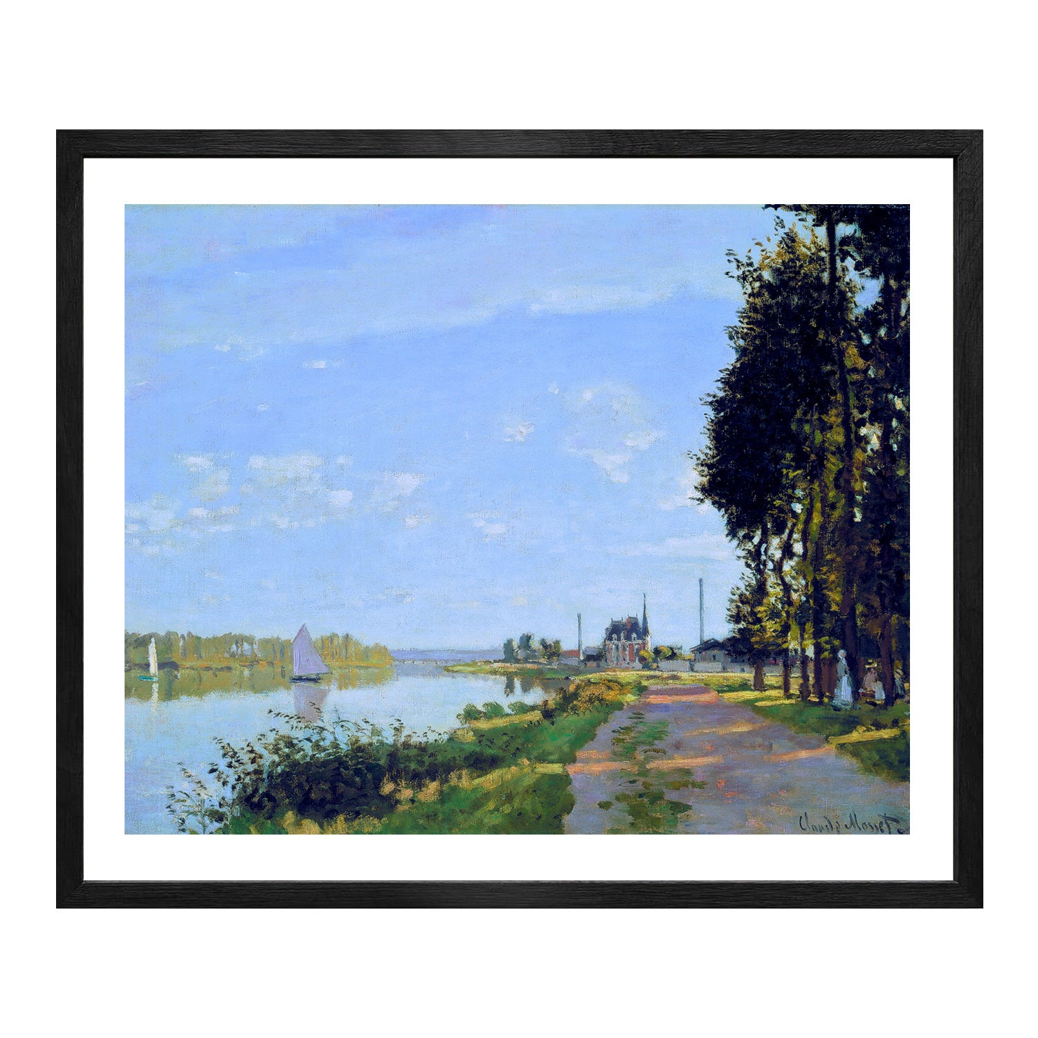 Monet Art Lane In Garden