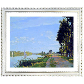 Claude Monet Wall Art The Promenade At Argenteuil Poster Framed