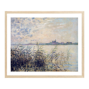 Claude Monet Wall Art The Seine Near Argenteuil Poster Framed