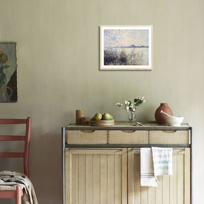 Claude Monet Wall Art The Seine Near Argenteuil Poster Framed