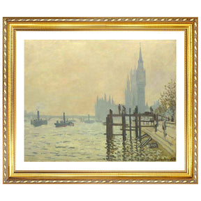 Claude Monet Wall Art The Thames Below Westminster Poster Framed