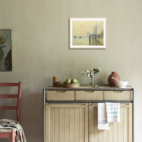 Claude Monet Wall Art The Thames Below Westminster Poster Framed