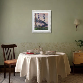 Claude Monet Wall Art Three Trees In Grey Weather Poster Framed