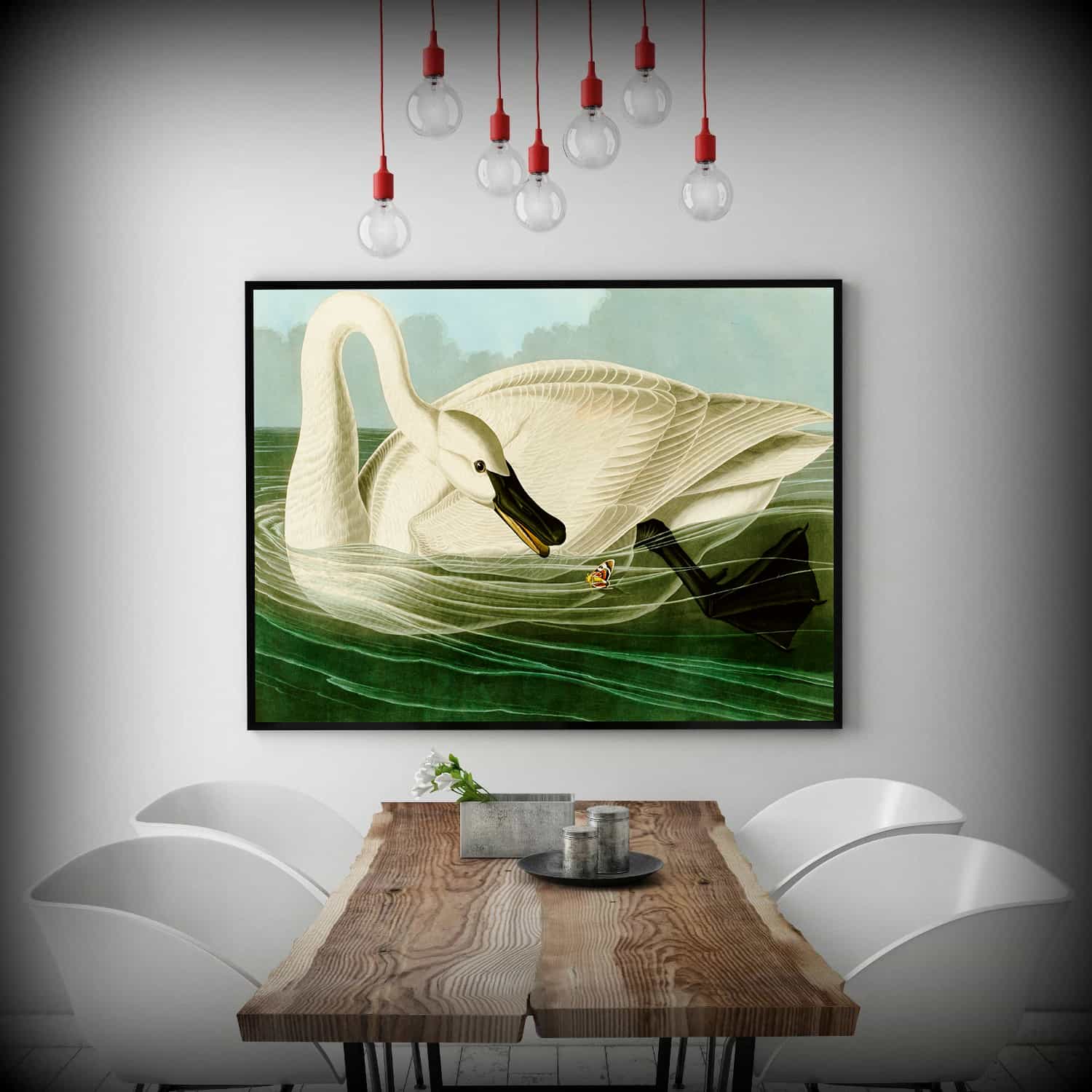 Trumpeter Swan Canvas Art