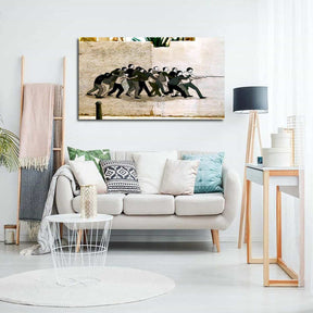 Tug Of War Canvas Art