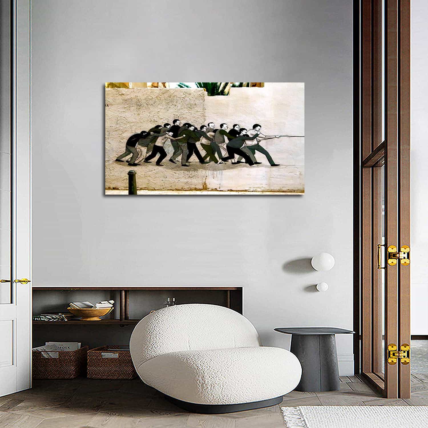 Tug Of War Canvas Art