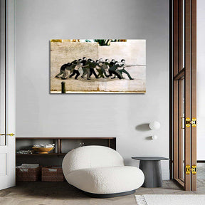 Tug Of War Canvas Art