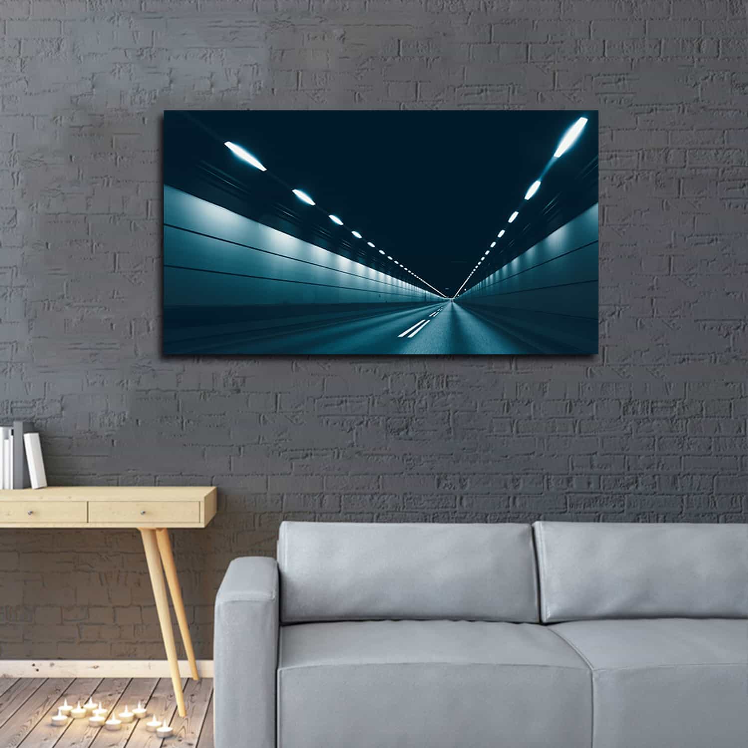 Tunnel Light Canvas Art