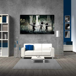 Utopia TV Canvas Art