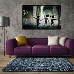 Utopia TV Canvas Art